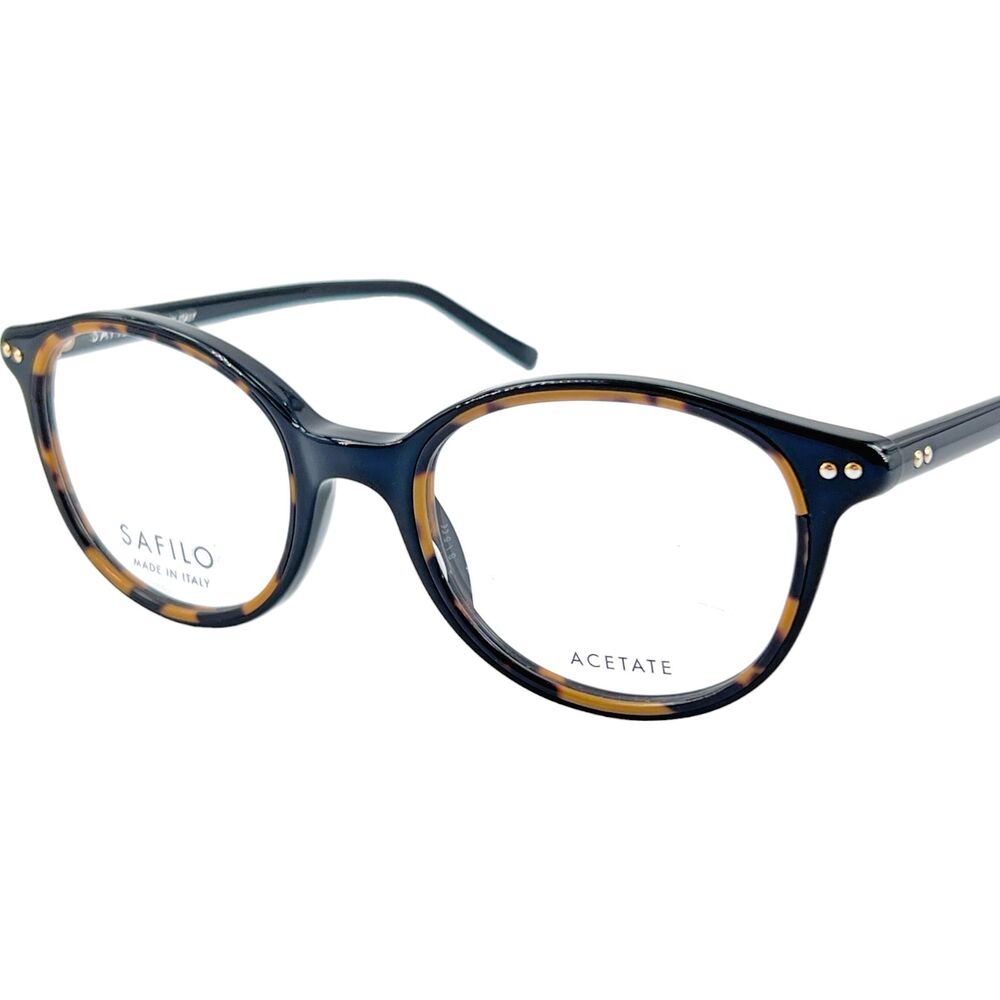 Safilo Cerchio 02 Womens Eyeglass Frame 0WR7 Black Havana